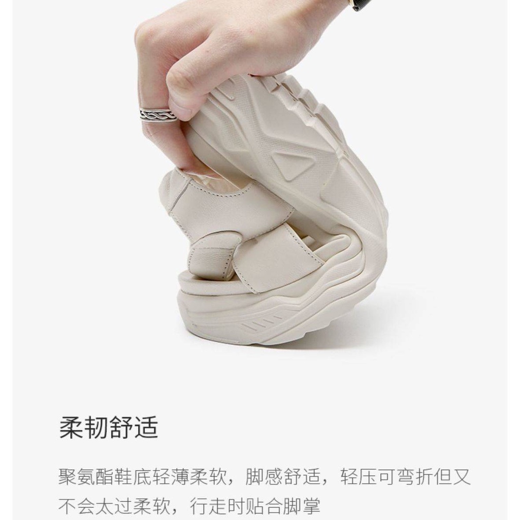 Dép xăng đan Giày Sandal Da Mềm Đế Dày Thời Trang Đi Biển Mùa Hè Dễ Phối Đồ