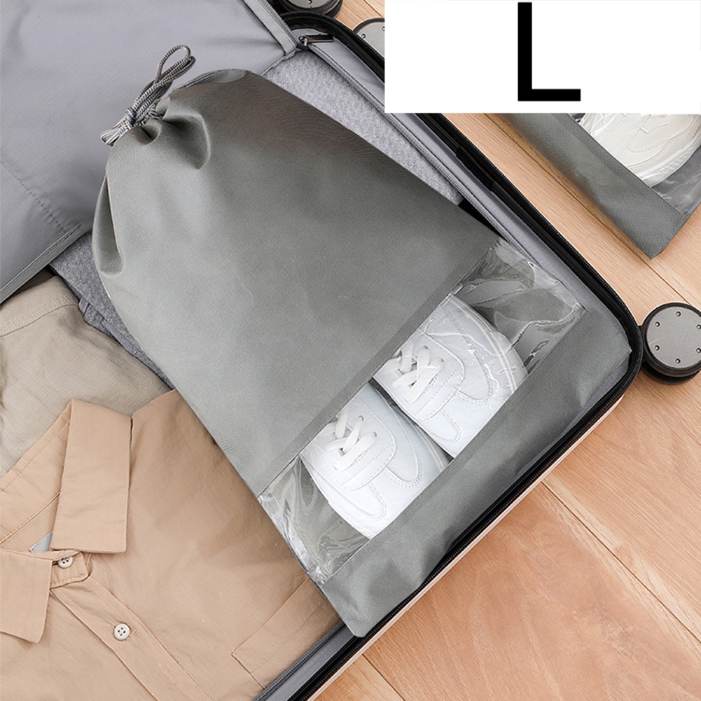 1 Túi Dây Rút Vải Không Dệt Chống Bụi Đựng Đồ Du Lịch Tiện Lợi