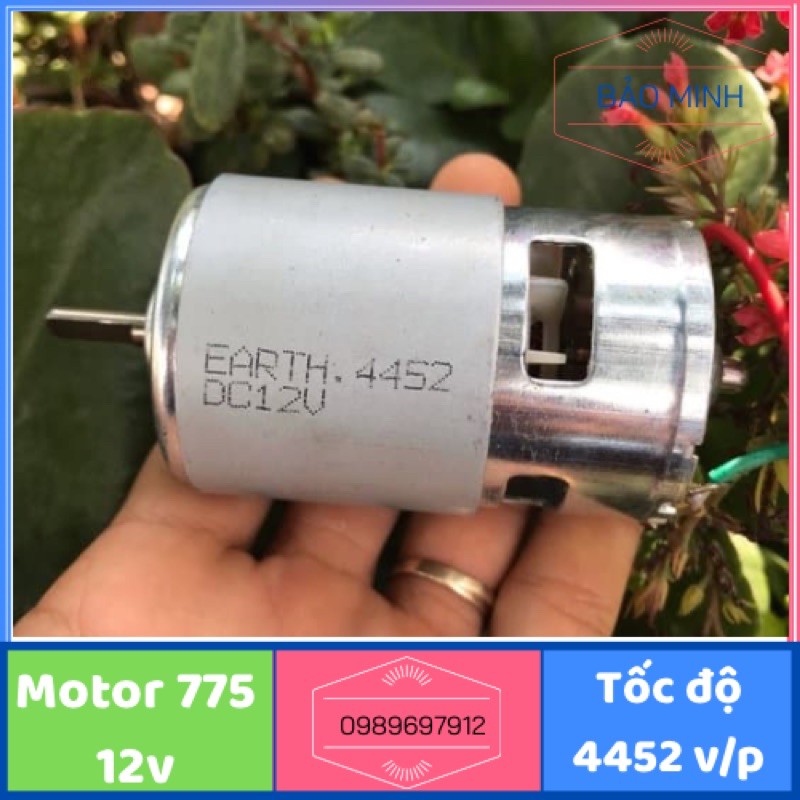 Motor 775 mới tốc độ 4452 vòng/phút - Động cơ 775 12v