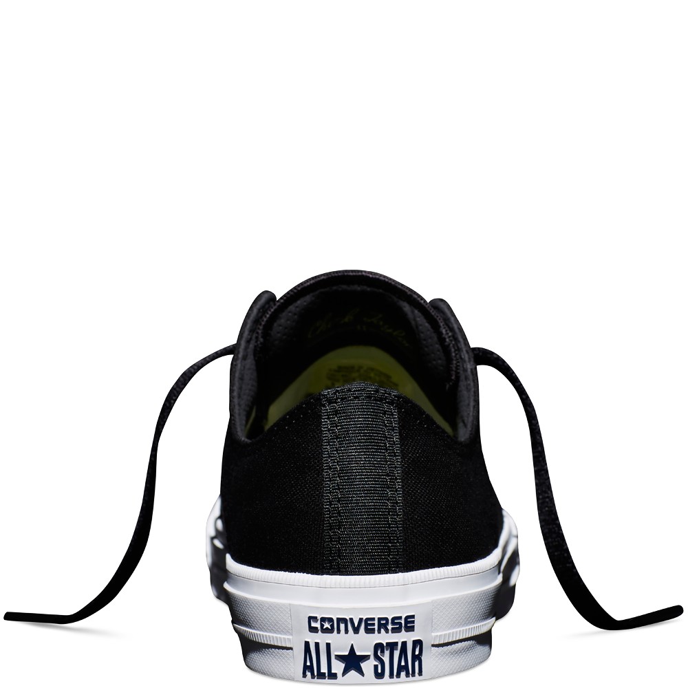 Giày Chuck 2 AllStar Classic Cổ Thấp Nữ Đen
