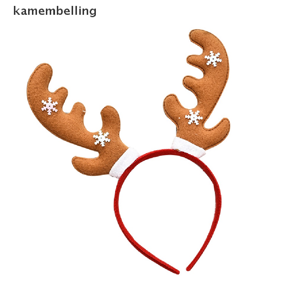 Băng Đô Cài Tóc Hình Tuần Lộc / Cây Thông / Ông Già Noel Dễ Thương