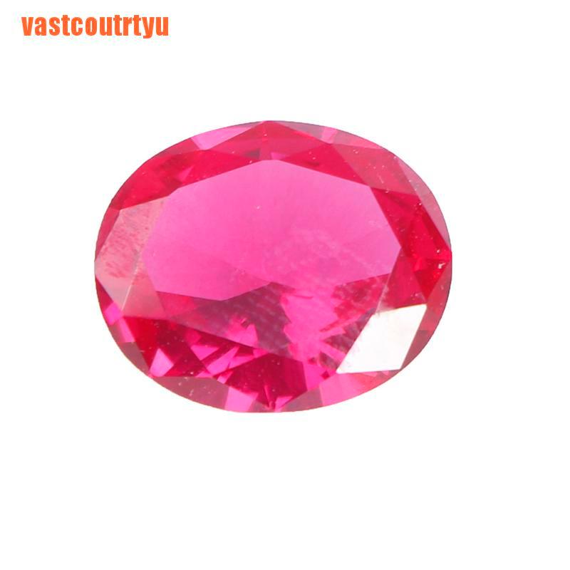 Đá Ruby Đỏ 10x12mm Cắt Đá Aaaaa Vvs