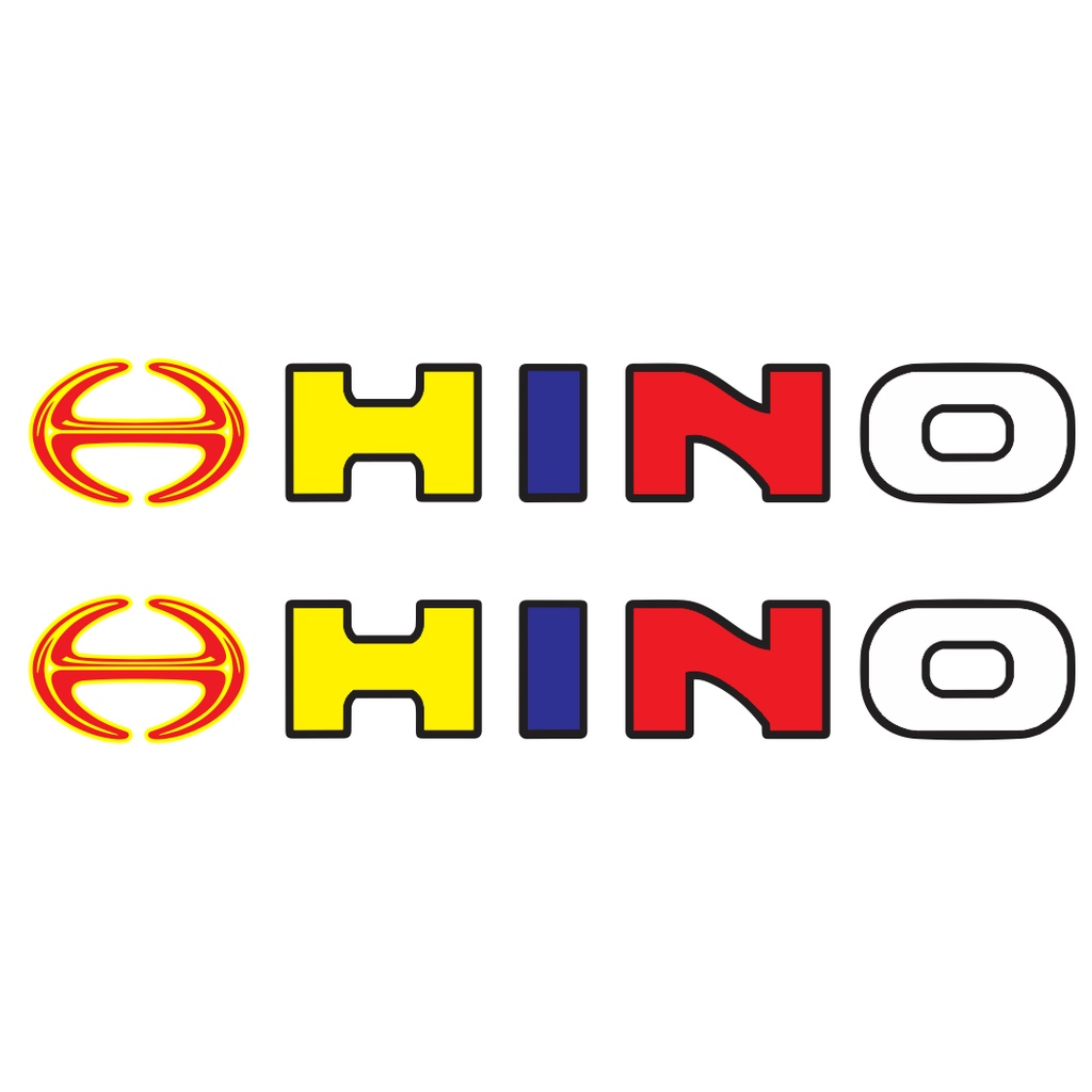 Tem chữ hino dán xe tải phản quang