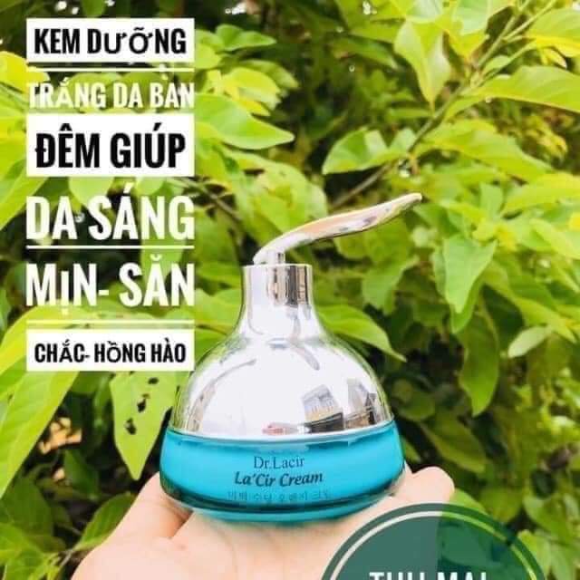 [Hộp 35gr] KEM DƯỠNG DA CHỐNG LÃO HÓA BAN ĐÊM DR.LACIR - dưỡng trắng, khoá ẩm cho da mịn mướt căng bóng