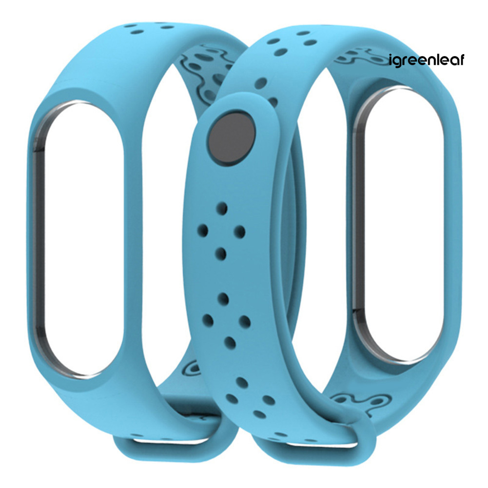 IL Replacement Soft Breathable Sport Bracelet Wrist Strap for Xiaomi Mi Band 3 4