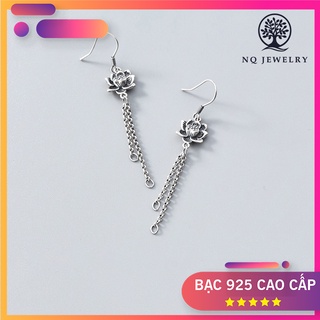 Charm bạc dây bông tay hoa sen