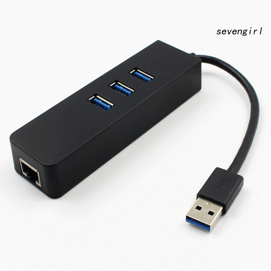 Bộ Chia 3 Cổng Usb 3.0 Gigabit Ethernet Lan Rj45