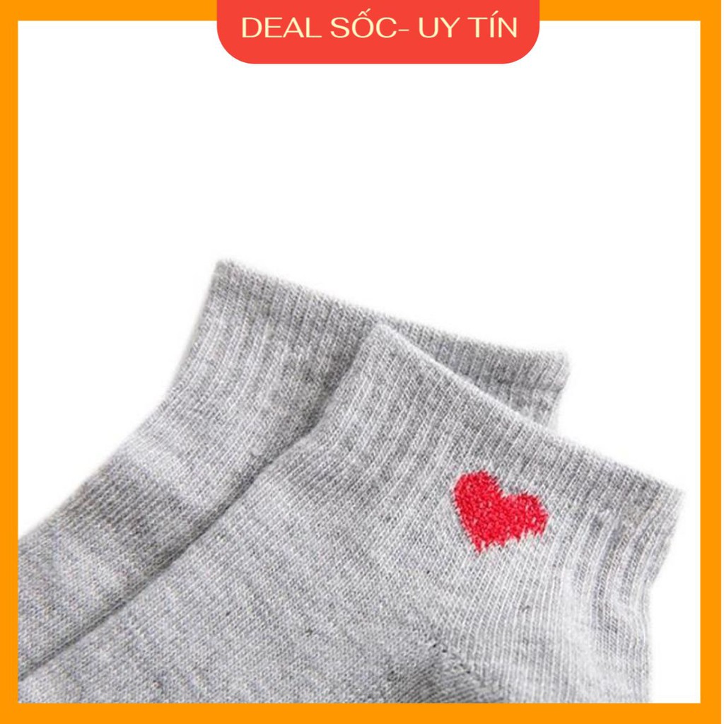 Tất nam nữ 𝑭𝒓𝒆𝒆𝒔𝒉𝒊𝒑Lố 10 đôi Tất vớ trái tim nữ kiểu Hàn phong cách trẻ trung