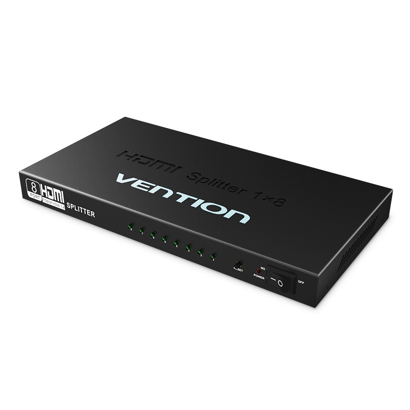 Bộ chia HDMI 1 vào 8 ra - Vention VAA-S08 - BEN