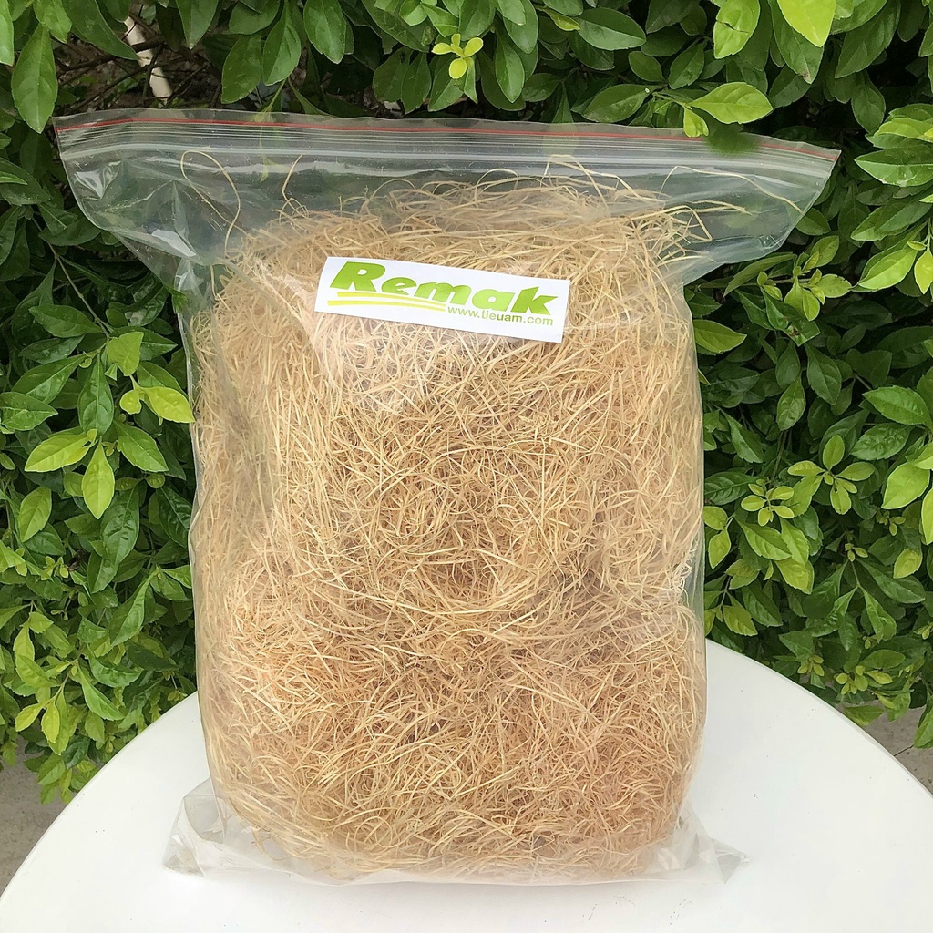 Sợi gỗ tự nhiên trang trí hộp quà, lót chống shock quà tặng dạng sợi raffia.