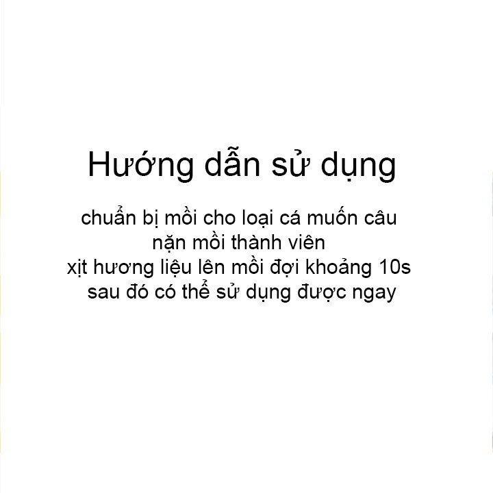 Mồi dụ cá dạng nhôm xịt