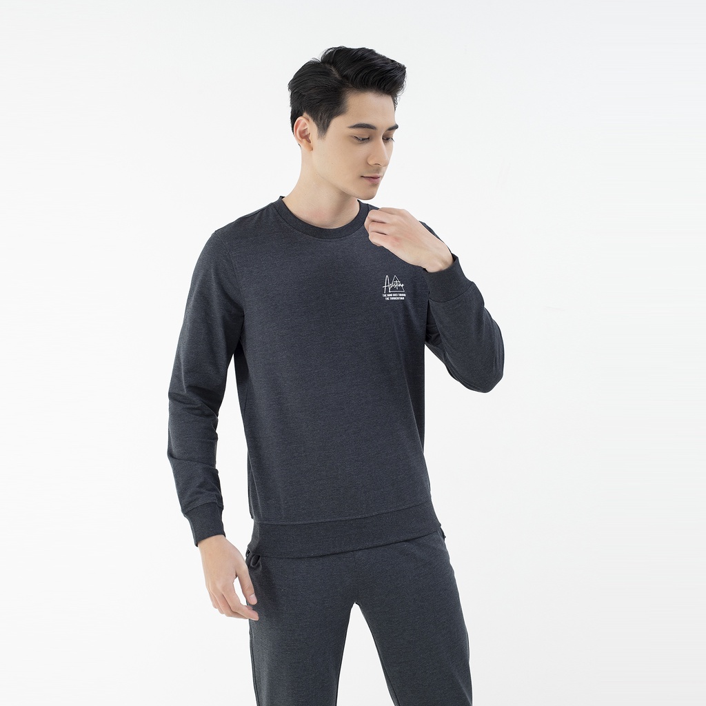 Bộ đồ thu đông ARISTINO chất cotton dày dặn quần suông ALH011W1