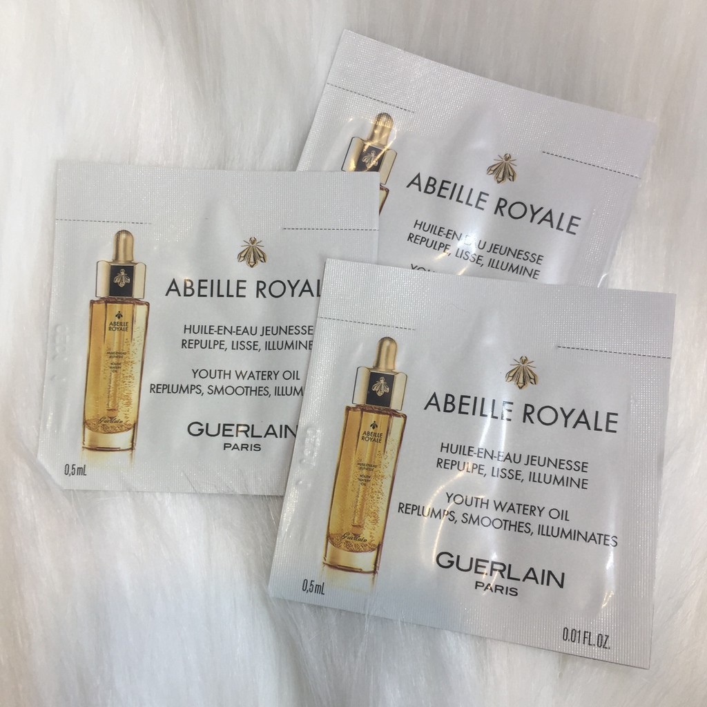 Dầu Dưỡng Guerlain Abeille Royale Youth Watery Oil chống lão hoá cấp ẩm cho làm da tươi trẻ rạng rỡ - 0.5ml