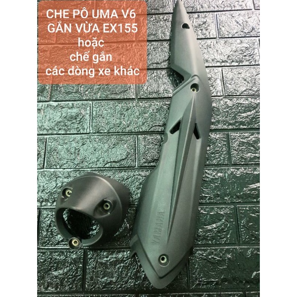 Che pô UMA V6 gắn pô Exciter 150