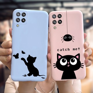 Ốp điện thoại TPU mềm hoạ tiết hoạt hình dễ thương cho Samsung Galaxy A22 4g A22 5g Galaxya22 2021 Sm-A225F