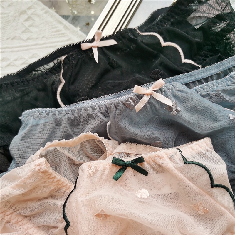 Quần lót ren nữ mỏng mịn bèo hông  dòng HIGHTECH BRABOX - QC63