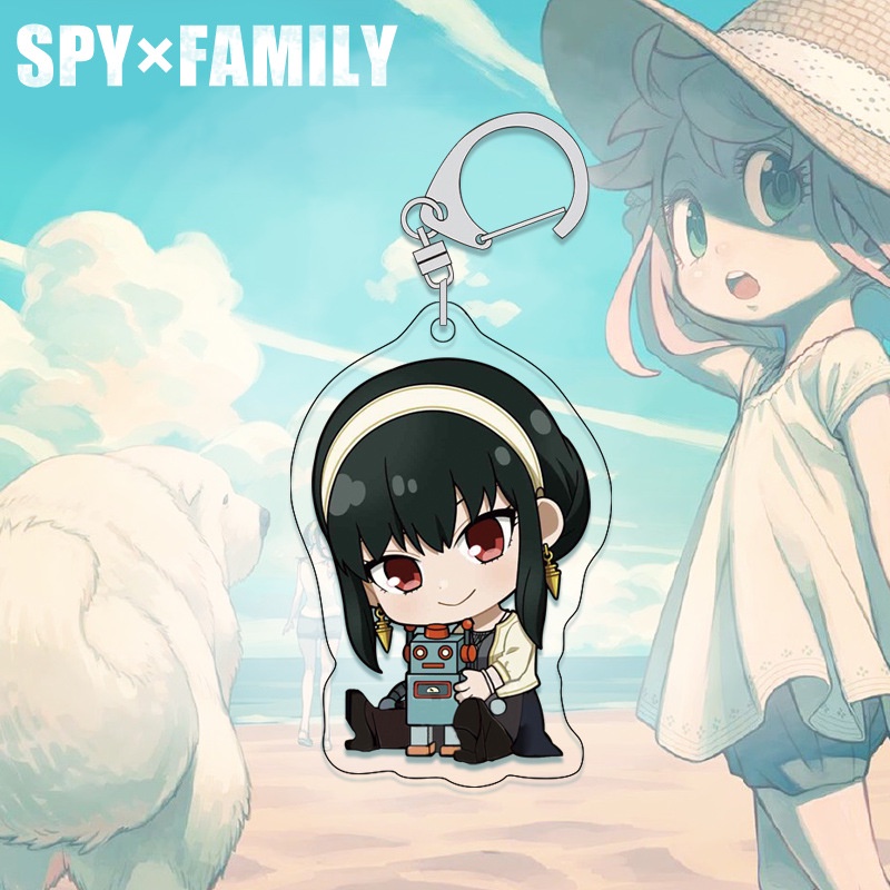 Móc Khóa Nhựa Acrylic In Hình Nhân Vật Phim Anime Dễ Thương