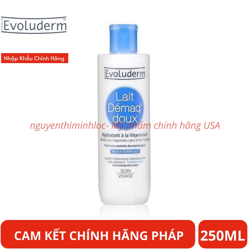 Sữa Tẩy Trang EVOLUDERM - Gentle Make-up Remover