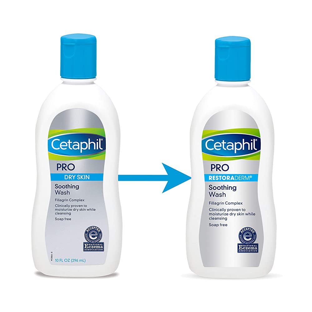 Sữa tắm dưỡng ẩm cho da khô Cetaphil PRO Dry Skin Soothing Wash (296ml)