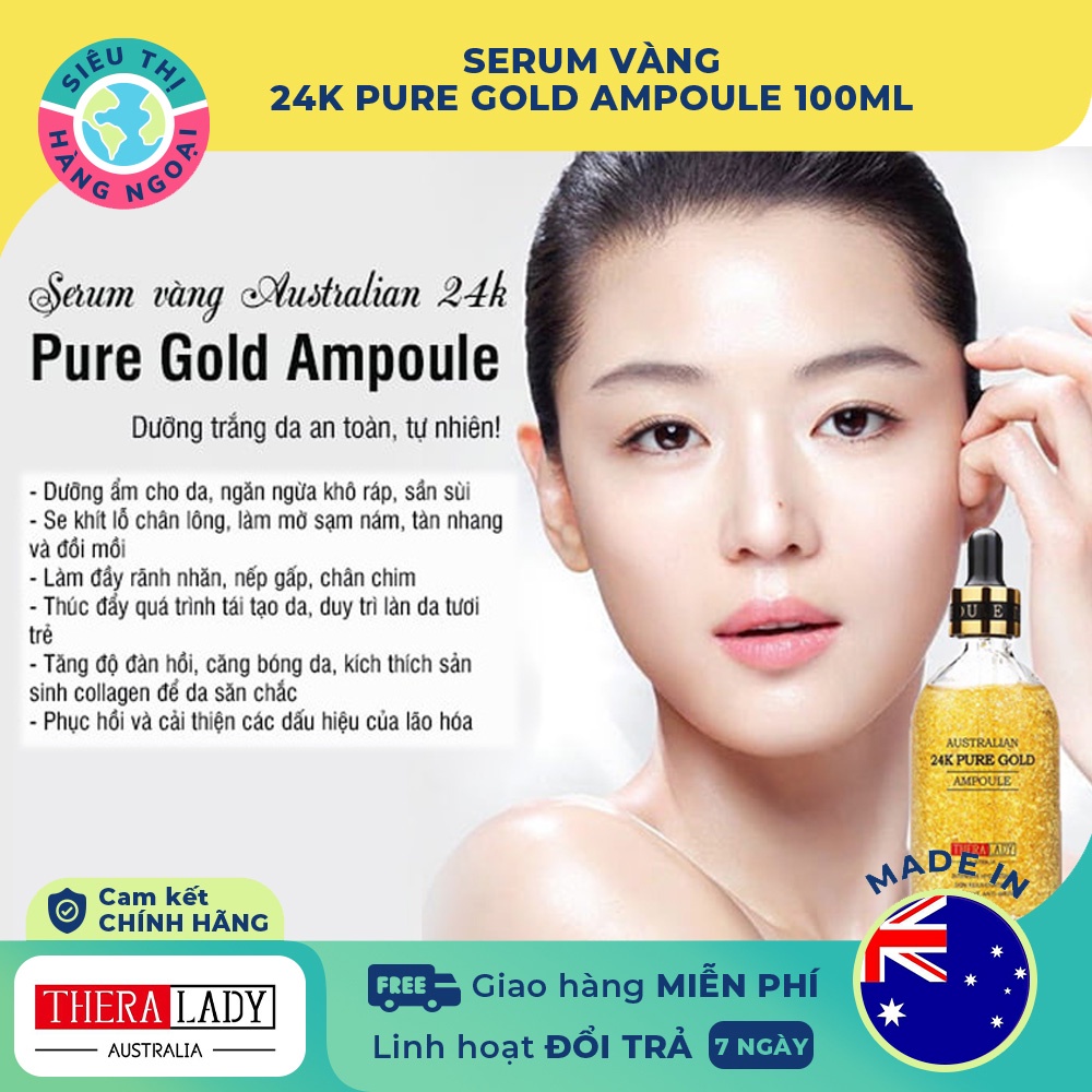 Serum tinh chất vàng 24K Pure Gold Ampoule của Úc - 100ml | BigBuy360 - bigbuy360.vn