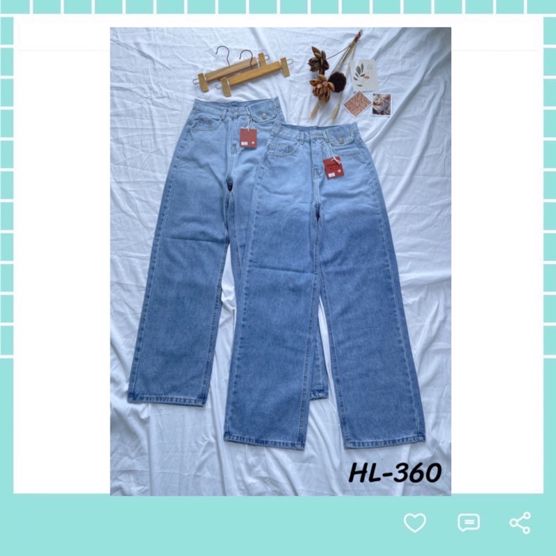 Quần jean baggy ống xuông rộng phong cách nổi bật Full Zize SML