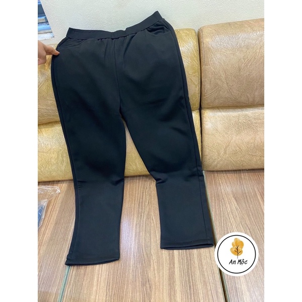 Quần trung tuổi lót lông siêu ấm co dãn 4 chiều tặng bà, tặng mẹ