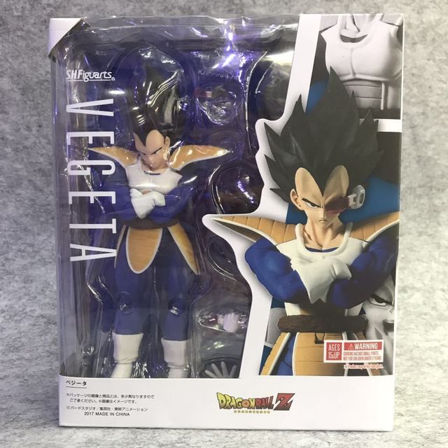 [Xả hàng tăng doanh số]Mô hình khớp cử động Dragon Ball SHF Vegeta Fighting Suit Bida cao 16cm