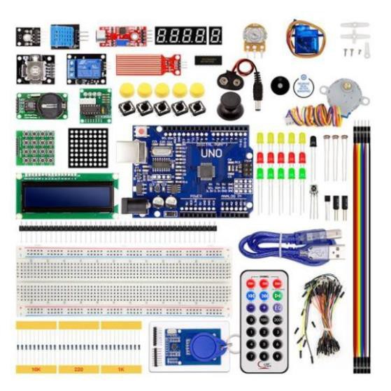 Bộ Kít Học Tập Arduino UNO R3 RFID , Bộ thí nghiệm Arduino nâng cao,Bộ Arduino Advance Kit