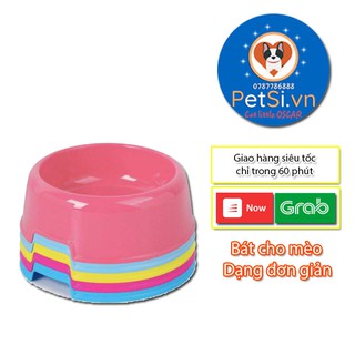Sỉ 50 Cái IB Bát/Khay/Chén ăn nhựa dẻo cho chó mèo