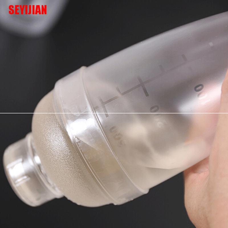 (SEY) Plastic Cocktail Shaker Mixer Wine Cup Martini Bartender Transparent Drink Mug