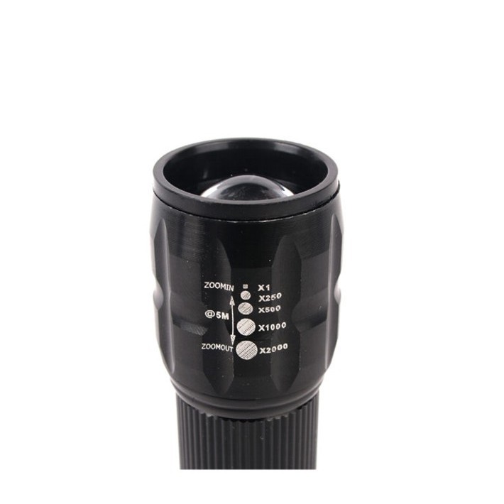 Đèn Pin Siêu Sáng X2000 Sử Dụng 3 Pin AAA - Đèn Pin 3 Chế Độ