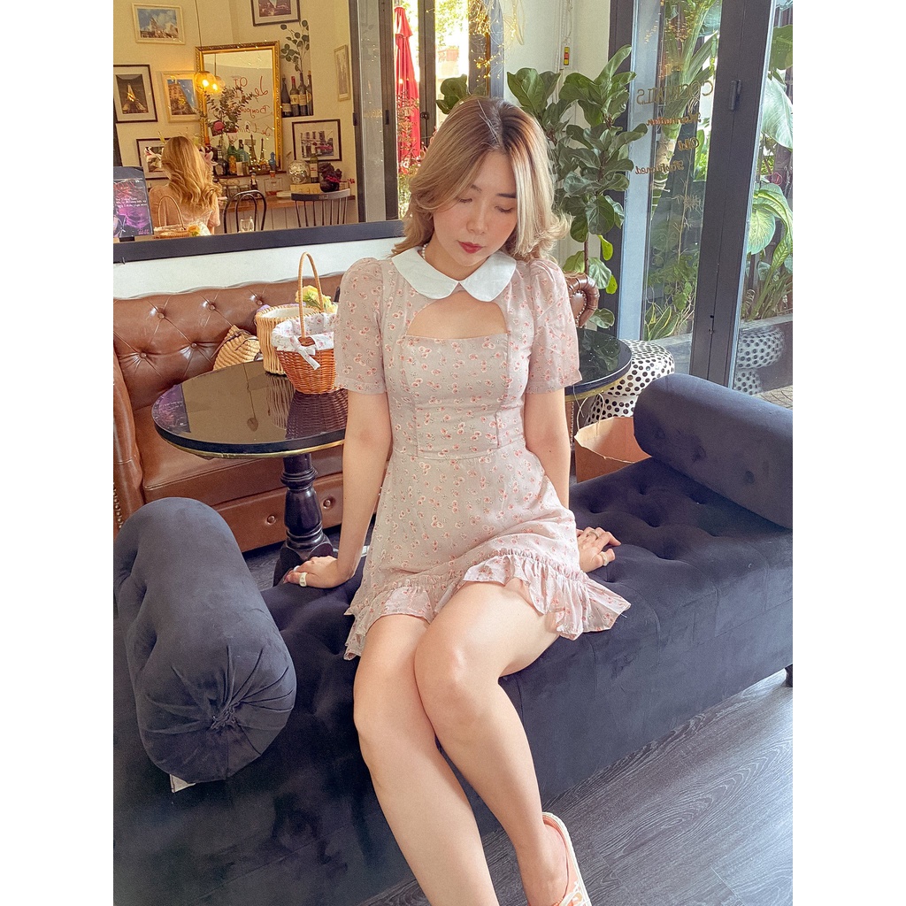 Đầm ngắn hoa nhí cổ bèo Sicolla Dress Gem Clothing SP060633