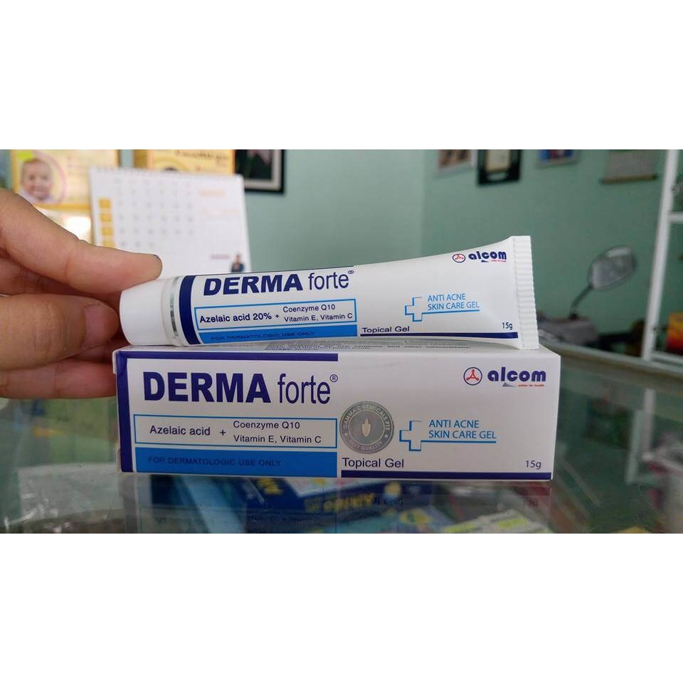 Kem giảm mụn, mờ thâm Derma Forte 15g