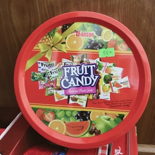 Kẹo Fruit Candy loại hộp thiếc tròn