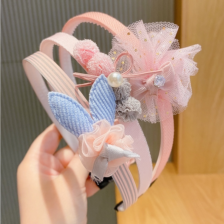 Băng đô cài tóc dễ thương không làm tổn thương tóc dành cho bé gái và các bạn nữ