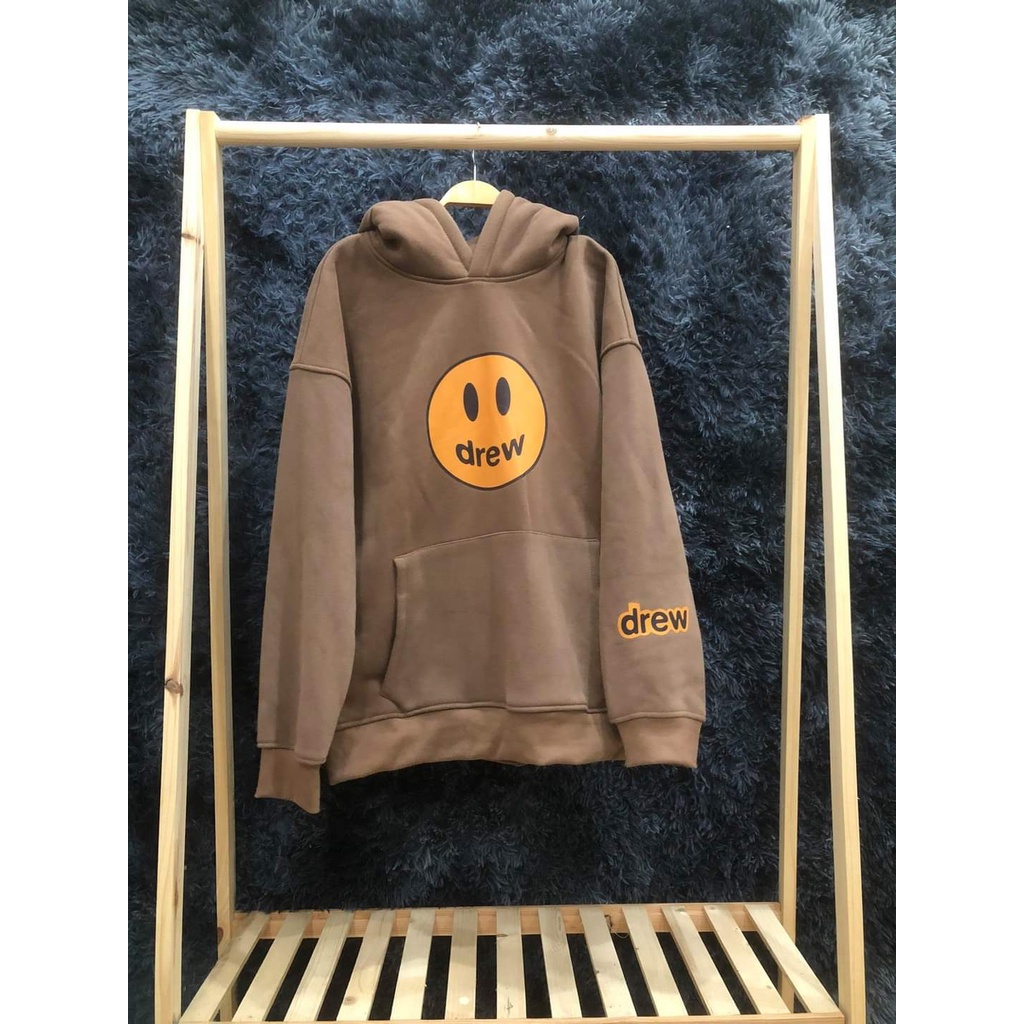 Áo Hoodie DREWW Mũ 2 Lớp Form Rộng Nam Nữ Phong Cách UNISEX Hàn Quốc, Nỉ Ngoại Siêu Dày Dặn Ấm Áp Thấm Hút Mồ Hôi