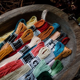 Chỉ thêu tay cotton set 25 màu ngẫu nhiên