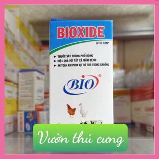 BIOXIDE 60ML - SÁT TRÙNG CHUỒNG TRẠI