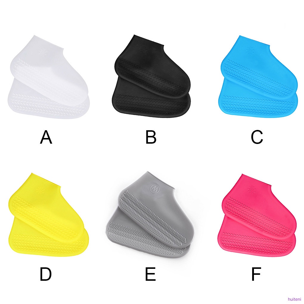 Vỏ Bọc Giày Đi Mưa Bằng Silicone Chống Trượt Chống Thấm Nước Tiện Dụng