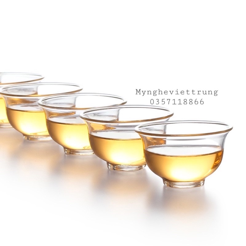 Chén Thủy Tinh Uống Trà dung tích 35 ml