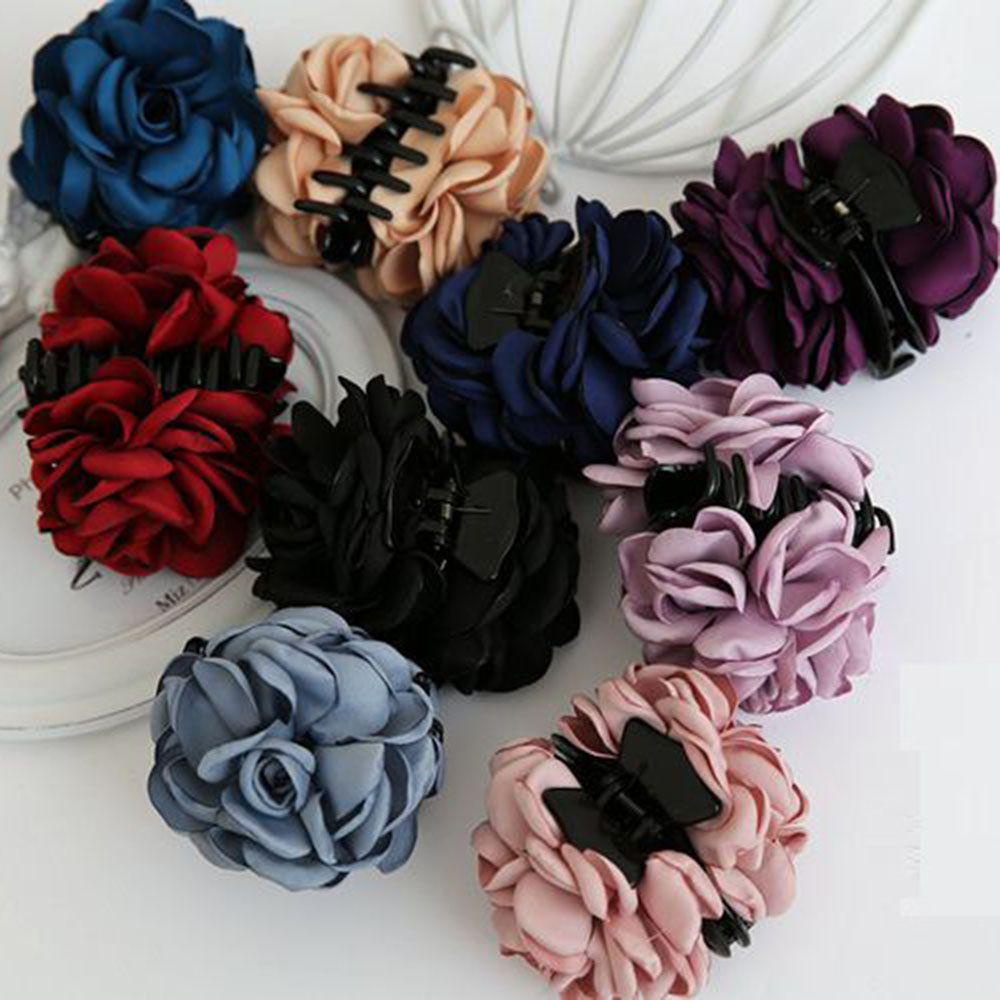 1 Kẹp Tóc Chiffon Thời Trang Hàn Quốc Cho Nữ