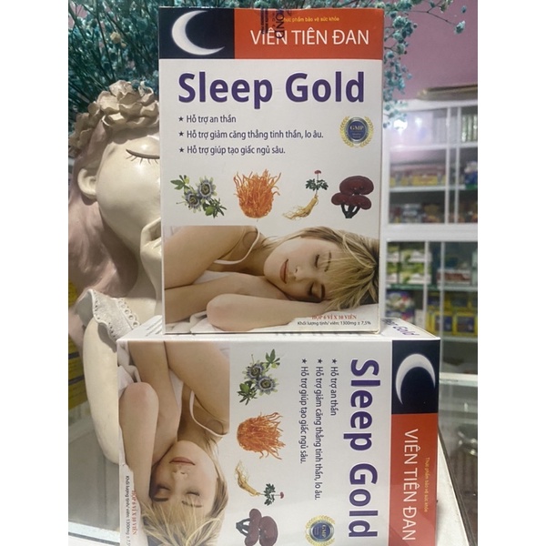 Viên an thần Sleep Gold - Giúp ngủ ngon, giảm căng thẳng
