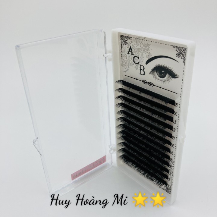 Mi khay độ cong M- L DÀY 0.07 DÀI 8 ĐẾN 15 dụng cụ NỐI MI  _ Huy Hoàng Mi