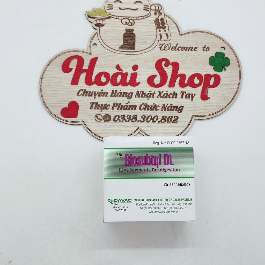 Men tiêu hoá sống Biosubtyl DL hộp 25 gói