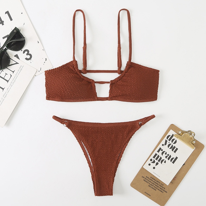 Bikini Màu Trơn Gợi Cảm Cho Nữ
