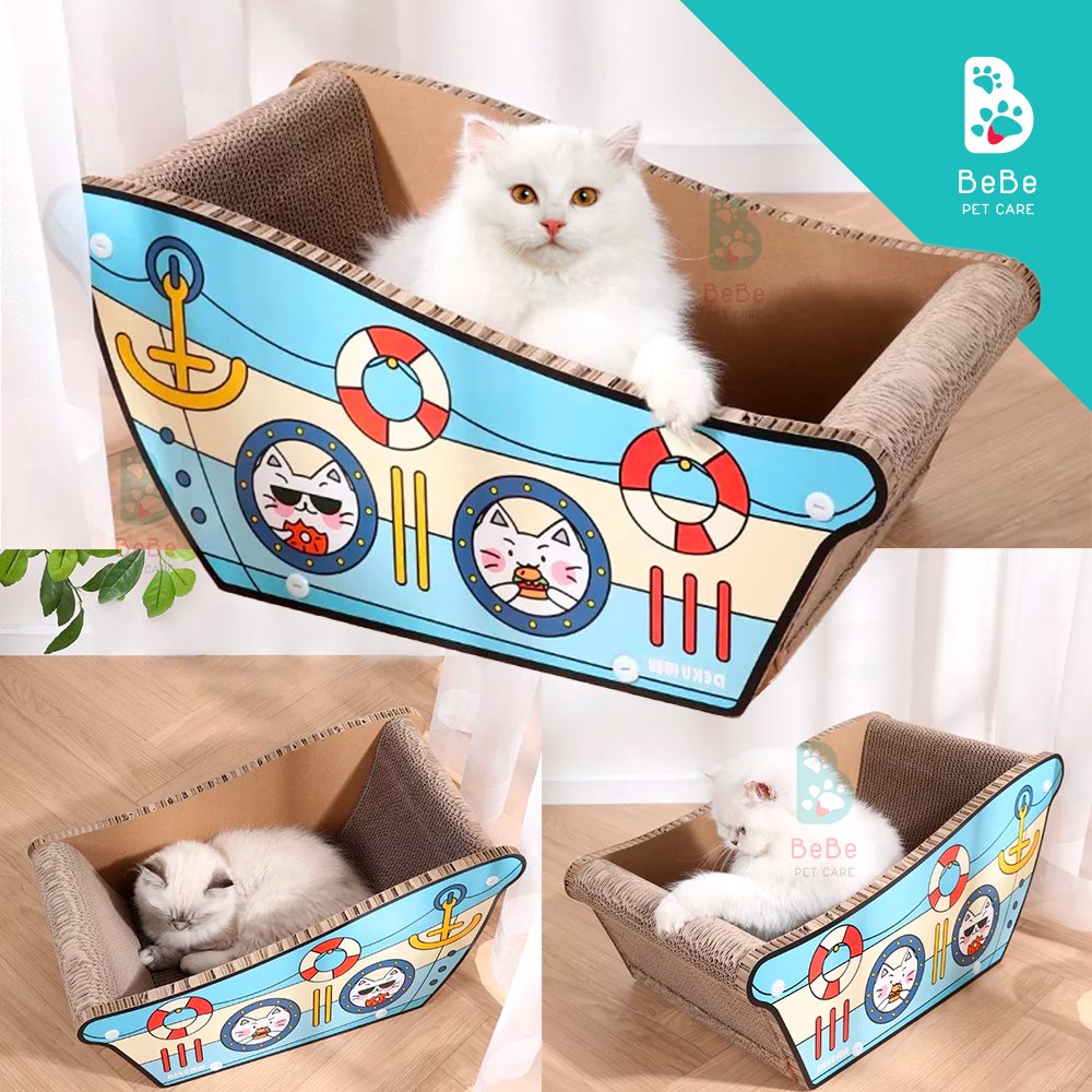 [Siêu Xinh - Kèm Catnip] Xế Sang I Tàu Xịn Kết Hợp Cào Móng Cực Kỳ Dễ Thương - Đồ Chơi Cho Các Boss Mèo