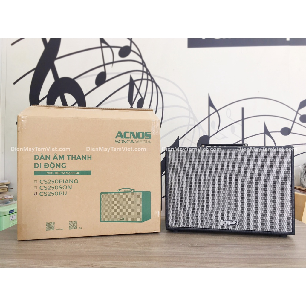 Loa karaoke xách tay Acnos CS250PU New 100%, Hàng chính hãng bảo hành 12T