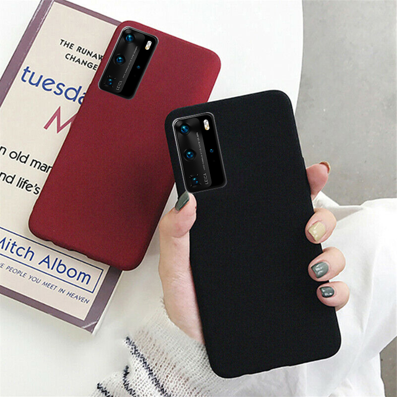 Ốp điện thoại silicone mềm không bám vân tay cho Samsung Galaxy S20 FE A42 M51 A31 A21 A21S A11 A51 A71 5G