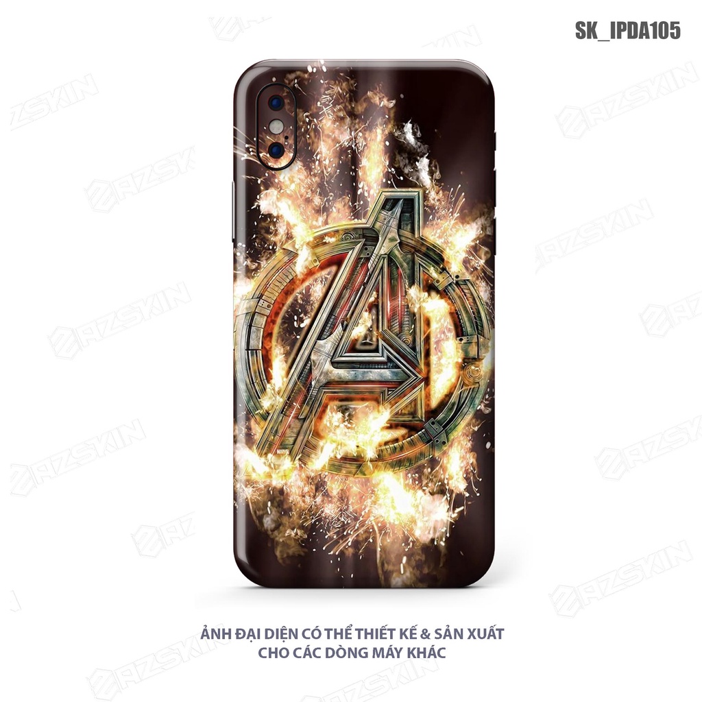 Miếng Dán Skin Hình Chất Liệu 3M Dành Cho Mọi Dòng IPhone |SK_IPDA105| Film Chính Hãng, Cắt CNC, Chống Xước, Bền Màu