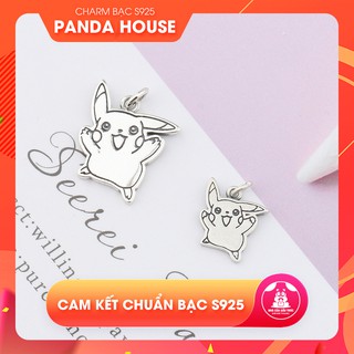 💖 Charm bạc s925 hình pikachu size 14*11.2mm (charm treo)  - Panda House